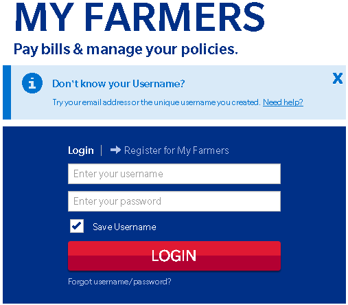 Farmers Insurance Login