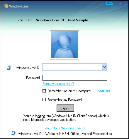 Sign up for a Windows Live ID 