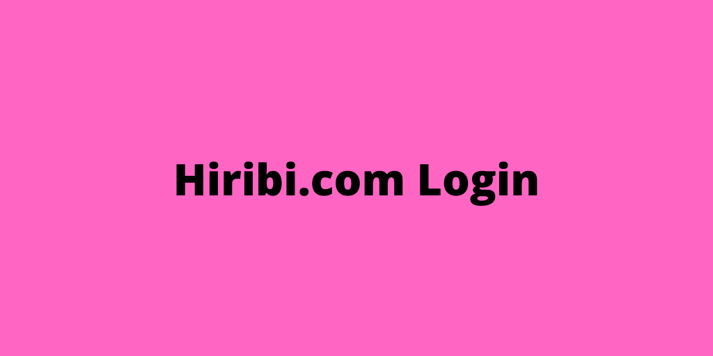 Hiribi.com Login